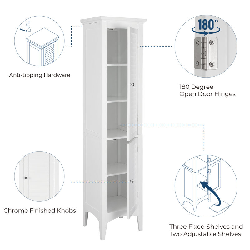 Red Barrel Studio® FreeStanding Linen with Storage & Reviews Wayfair